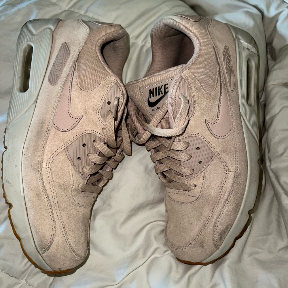 Nike Air Max Beige Athletic Shoes